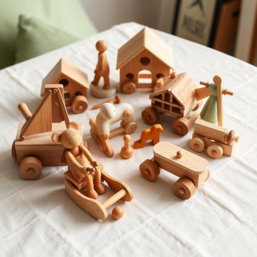 Houten speelgoed voor kleuters en peuters
